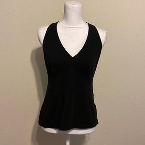 NWT, SAKS FIFTH AVENUE Threads, Classic Halter Top, black, large